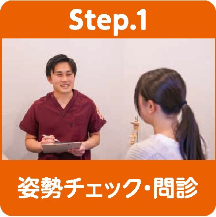 Step1 姿勢チェック・問診