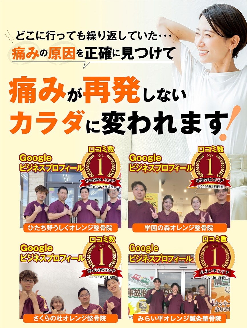 痛みの原因を正確に見つけて痛みが再発しないカラダに変われます
